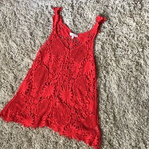 Crochet tank top